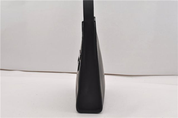 Authentic GUCCI Vintage Shoulder Bag Purse Leather 0013066 Black 1837G