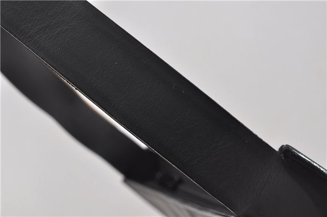 Authentic GUCCI Vintage Shoulder Bag Purse Leather 0013066 Black 1837G