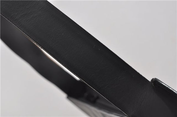 Authentic GUCCI Vintage Shoulder Bag Purse Leather 0013066 Black 1837G