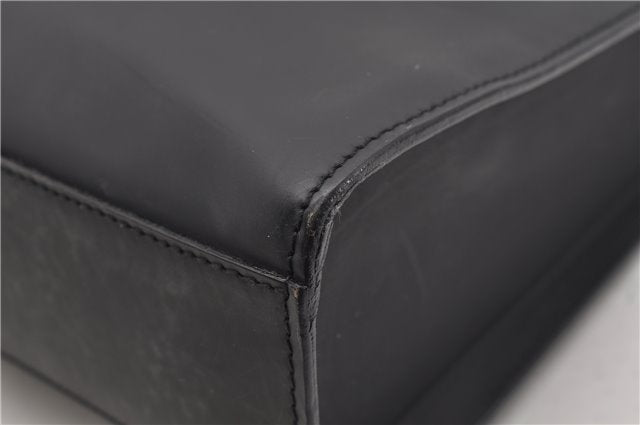 Authentic GUCCI Vintage Shoulder Bag Purse Leather 0013066 Black 1837G