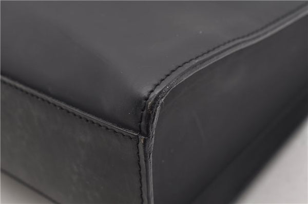 Authentic GUCCI Vintage Shoulder Bag Purse Leather 0013066 Black 1837G