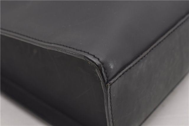 Authentic GUCCI Vintage Shoulder Bag Purse Leather 0013066 Black 1837G