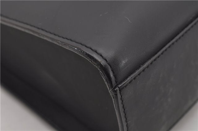 Authentic GUCCI Vintage Shoulder Bag Purse Leather 0013066 Black 1837G