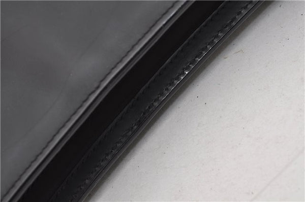 Authentic GUCCI Vintage Shoulder Bag Purse Leather 0013066 Black 1837G