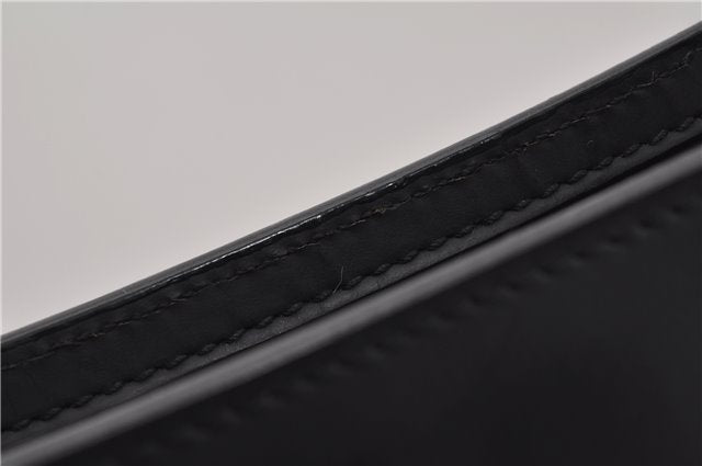 Authentic GUCCI Vintage Shoulder Bag Purse Leather 0013066 Black 1837G