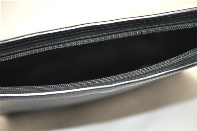 Authentic GUCCI Vintage Shoulder Bag Purse Leather 0013066 Black 1837G