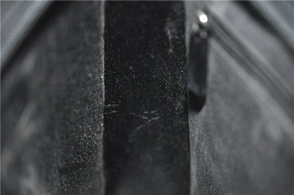 Authentic GUCCI Vintage Shoulder Bag Purse Leather 0013066 Black 1837G