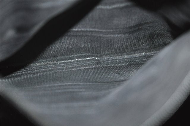 Authentic GUCCI Vintage Shoulder Bag Purse Leather 0013066 Black 1837G