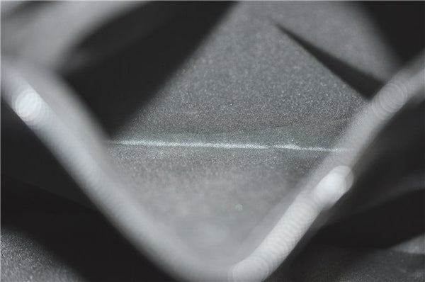 Authentic GUCCI Shoulder Hand Bag Purse GG Nylon Leather 0013166 Black  1838C