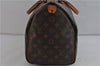 Authentic Louis Vuitton Monogram Speedy 35 Hand Bag M41524 LV 1838D