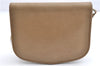 Authentic Christian Dior Honeycomb Shoulder Cross Body Bag Leather Beige 1838G