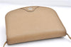 Authentic Christian Dior Honeycomb Shoulder Cross Body Bag Leather Beige 1838G
