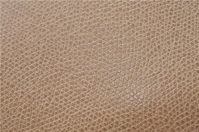 Authentic Christian Dior Honeycomb Shoulder Cross Body Bag Leather Beige 1838G
