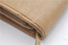 Authentic Christian Dior Honeycomb Shoulder Cross Body Bag Leather Beige 1838G