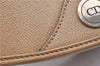 Authentic Christian Dior Honeycomb Shoulder Cross Body Bag Leather Beige 1838G