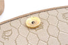 Authentic Christian Dior Honeycomb Shoulder Cross Body Bag Leather Beige 1838G