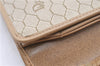 Authentic Christian Dior Honeycomb Shoulder Cross Body Bag Leather Beige 1838G