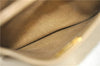 Authentic Christian Dior Honeycomb Shoulder Cross Body Bag Leather Beige 1838G