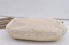 Authentic GUCCI Shoulder Cross Body Bag GG Canvas Leather 181092 White 1838I