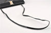 Authentic Salvatore Ferragamo Vara Shoulder Cross Bag Enamel Black Junk 1839G