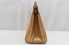 Authentic Louis Vuitton Vernis Roxbury Drive 2Way Hand Bag Beige M91372 LV 1839I