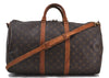 Auth Louis Vuitton Monogram Keepall Bandouliere 50 Boston Bag M41416 LV 1840D