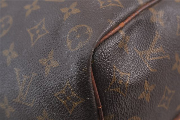 Auth Louis Vuitton Monogram Keepall Bandouliere 50 Boston Bag M41416 LV 1840D