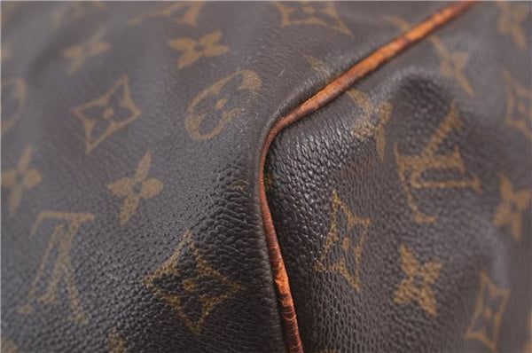 Auth Louis Vuitton Monogram Keepall Bandouliere 50 Boston Bag M41416 LV 1840D