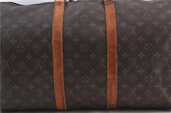 Auth Louis Vuitton Monogram Keepall Bandouliere 50 Boston Bag M41416 LV 1840D