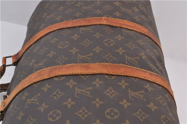 Auth Louis Vuitton Monogram Keepall Bandouliere 50 Boston Bag M41416 LV 1840D