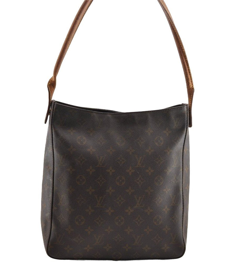 Authentic Louis Vuitton Monogram Looping GM Shoulder Bag M51145 LV 1842I