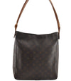 Authentic Louis Vuitton Monogram Looping GM Shoulder Bag M51145 LV 1842I