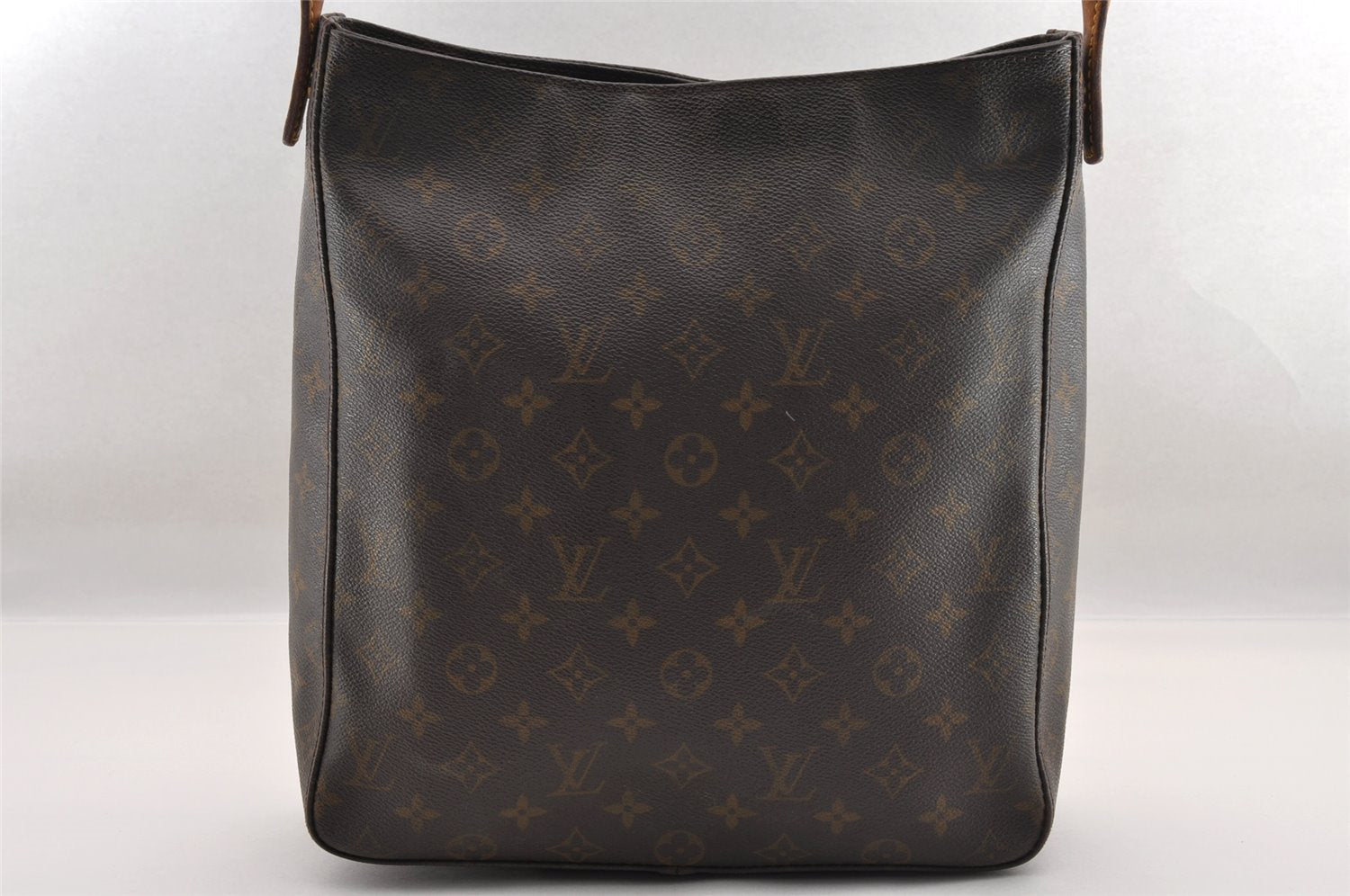 Authentic Louis Vuitton Monogram Looping GM Shoulder Bag M51145 LV 1842I