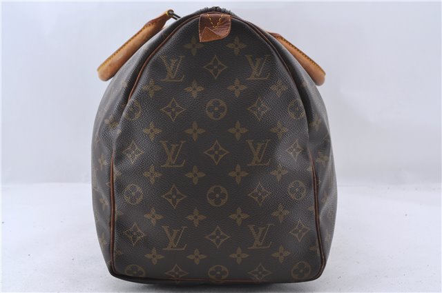 Authentic Louis Vuitton Monogram Keepall 45 Boston Bag M41428 LV 1843D