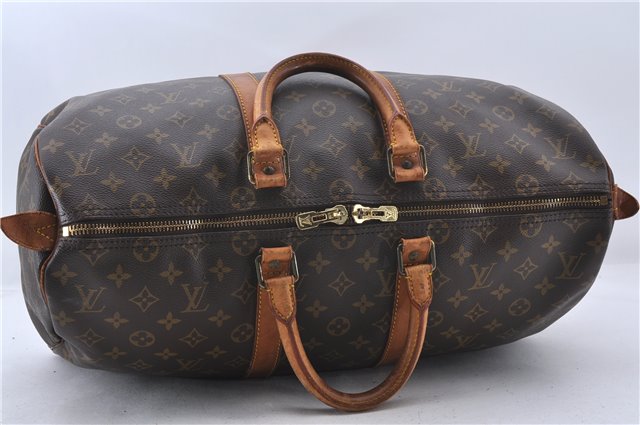 Authentic Louis Vuitton Monogram Keepall 45 Boston Bag M41428 LV 1843D