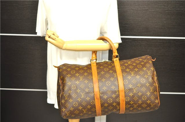 Authentic Louis Vuitton Monogram Keepall 45 Boston Bag M41428 LV 1843D