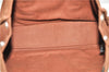 Authentic HERMES Fourre Tout MM Hand Tote Bag Canvas Brown 1843G