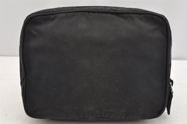 Authentic PRADA Vintage Nylon Tessuto Pouch Purse Black 1843I