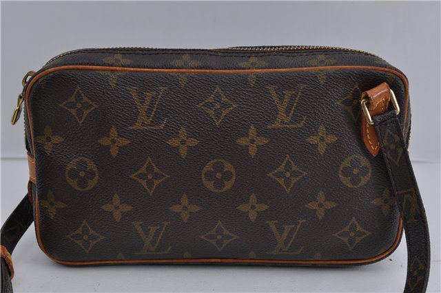 Auth Louis Vuitton Monogram Marly Bandouliere Shoulder Cross Bag M51828 LV 1844D