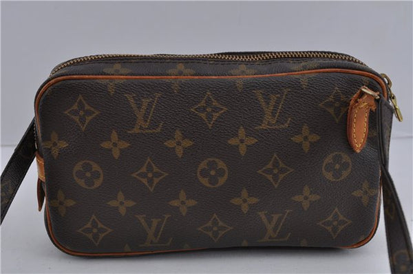 Auth Louis Vuitton Monogram Marly Bandouliere Shoulder Cross Bag M51828 LV 1844D