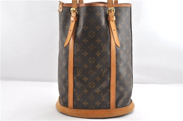 Authentic Louis Vuitton Monogram Bucket GM Shoulder Tote Bag M42236 LV 1844G