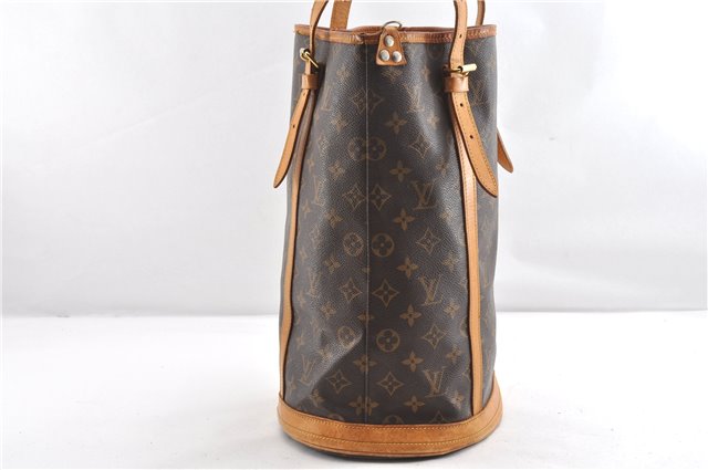 Authentic Louis Vuitton Monogram Bucket GM Shoulder Tote Bag M42236 LV 1844G