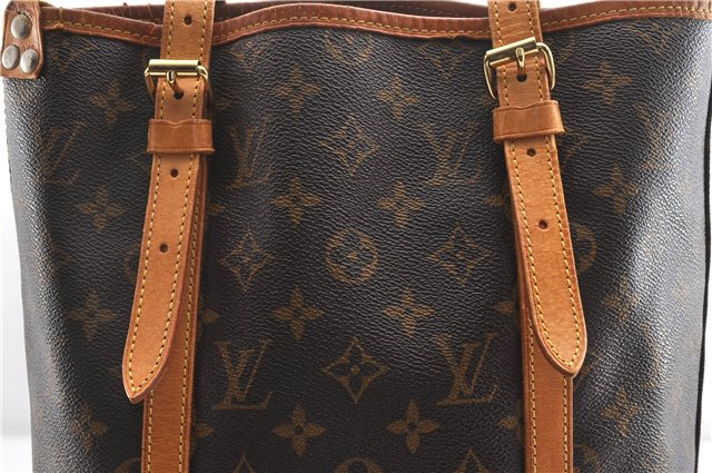 Authentic Louis Vuitton Monogram Bucket GM Shoulder Tote Bag M42236 LV 1844G