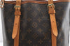Authentic Louis Vuitton Monogram Bucket GM Shoulder Tote Bag M42236 LV 1844G