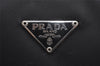 Authentic PRADA Vintage Nylon Tessuto Hand Bag Pouch Purse Black 1844I