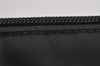Authentic PRADA Vintage Nylon Tessuto Hand Bag Pouch Purse Black 1844I