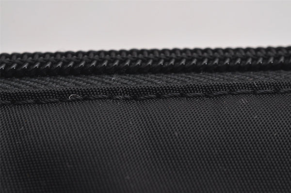 Authentic PRADA Vintage Nylon Tessuto Hand Bag Pouch Purse Black 1844I