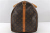 Auth Louis Vuitton Monogram Keepall Bandouliere 55 Boston Bag M41414 LV 1845D