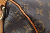 Auth Louis Vuitton Monogram Keepall Bandouliere 55 Boston Bag M41414 LV 1845D