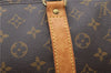 Auth Louis Vuitton Monogram Keepall Bandouliere 55 Boston Bag M41414 LV 1845D